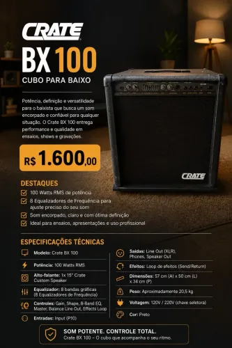 CUBO CRATE BX100