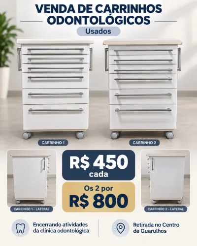 Carrinho odontológico