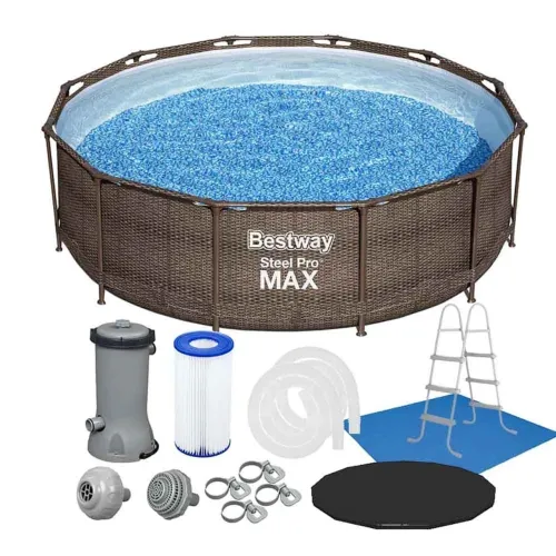 Piscina estrutural 9.150 litros Bestway Deluxe