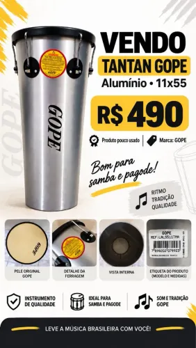TanTan GOPE original 11x55 de alumínio.