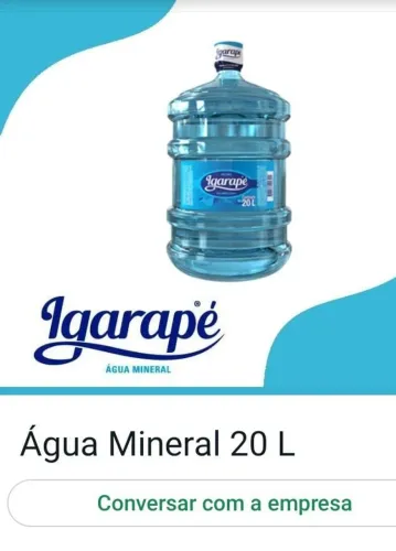 Água mineral Igarapé 20 litros 
