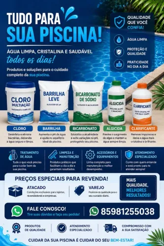 Produtos para piscinas