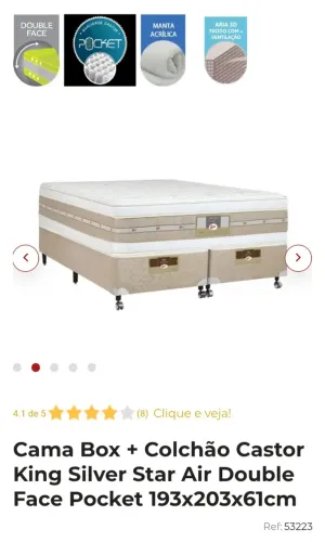 Cama Box King 