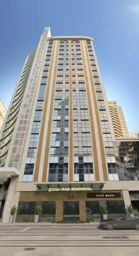 Apartamento 45m2 composto com 1 Quarto - Mobiloado ba Casa Maua