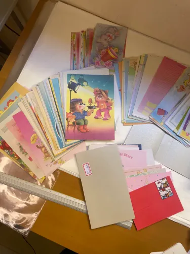 Papéis de carta 500 variados