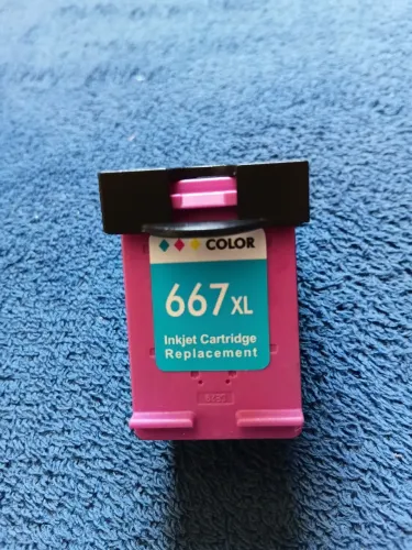 CARTUCHO DE TINTA DE IMPRESSORA HP-667XL DUPLO