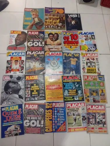 Revistas antigas Placar