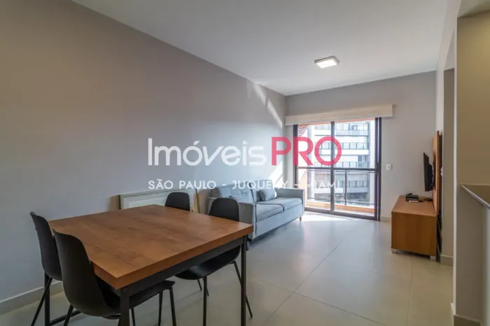 Apartamento para locação na Vila Nova Conceição - 45m² - Completo e com serviços!