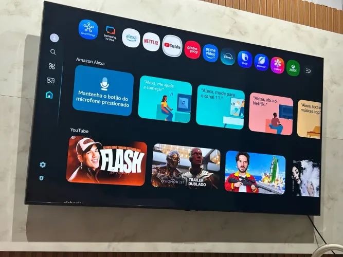 Smart Tv Samsung 55 polegadas Xbox e Alexa integrados