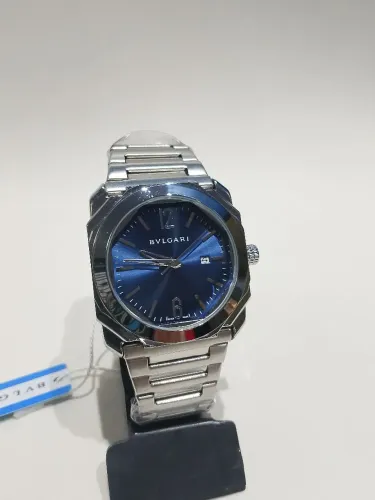Relógio Masculino Bvlgari Octo Prateado Novo com Caixa