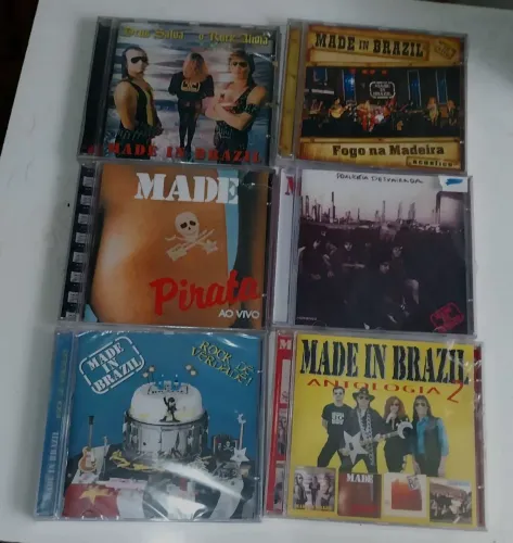 6 cds lacrados banda made in brazil 