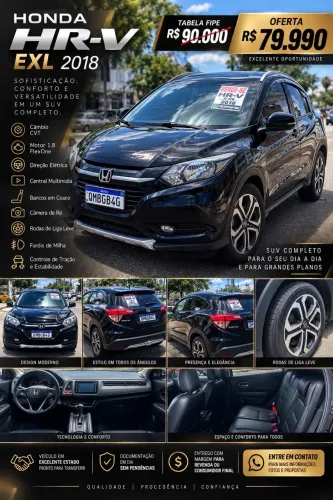 Honda HR-V EX 1.8 Flexone 16V 5P Aut. 2018