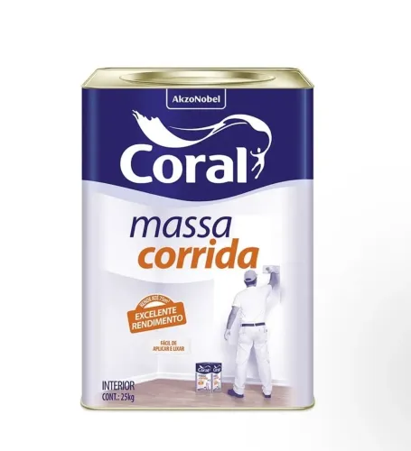 MASSA CORRIDA 25 KG - CORAL