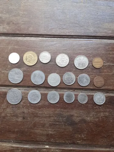Minha coleção de moedas antigas