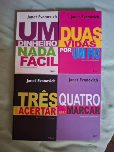 Livros Stephanie Plum, de Janet Evanovich - 1 a 4