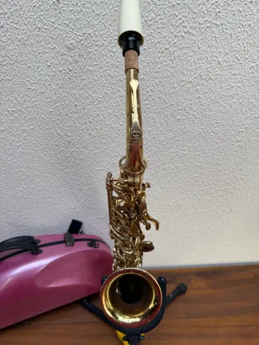 Sax Alto Yamaha YAS-61 logo Purple