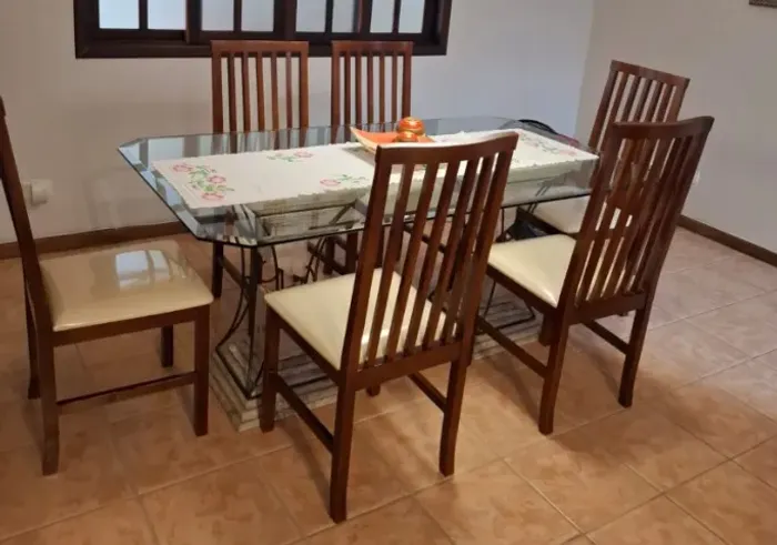 Mesa de Jantar Retangular + Mesinha de Centro