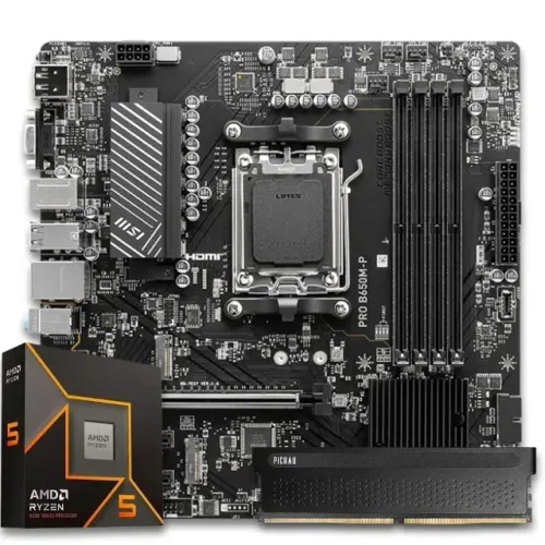 Kit upgrade, AMD Ryzen 5 9600X, B650M DDR5, 16GB