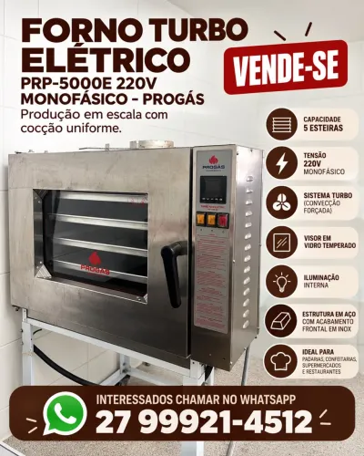 Forno turbo Progas