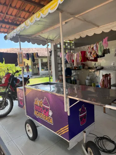 Carrinho Refrigerado para açaí e sorvetes