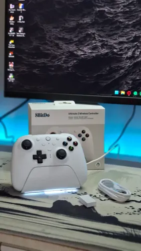 Controle Gamer 8bitdo Ultimate Branco