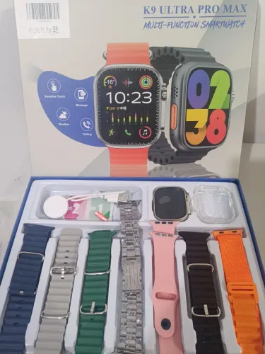 Smartwatch Relógio Ultra Pro Max Séries Com 7 pulseiras Atacado e Varejo..