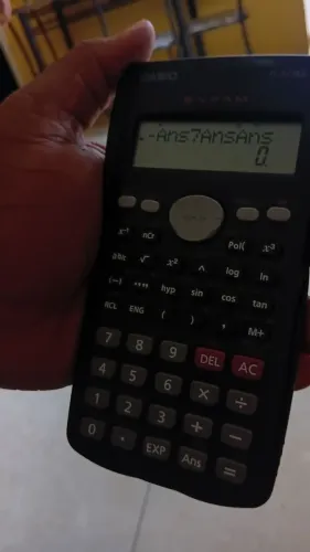 Calculadora Científica Casio com Tampa