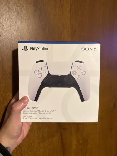     Controle PS5 DualSense Original - [branco] - [novo]