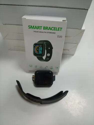 Smartwatch D20 Plus Monitor Cardíaco Notificações Preto Elaf<br><br>Preço: R$ 110