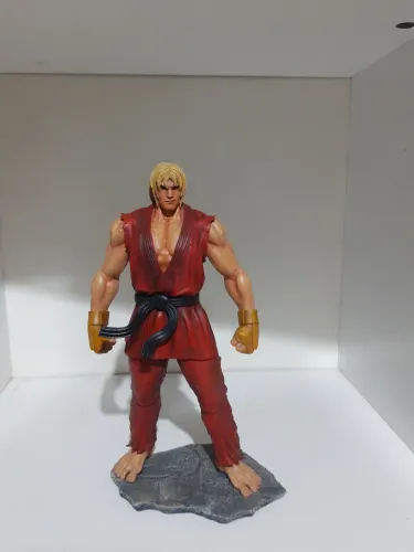 Figura Ken street fighter 21 cm 3d resina