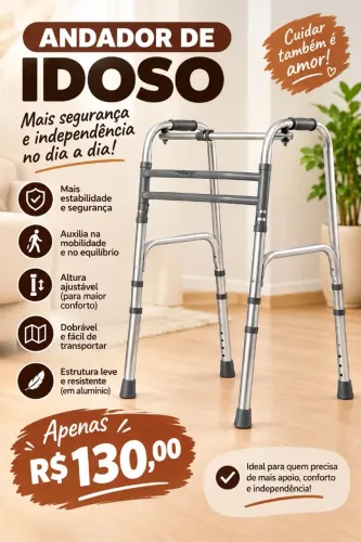 Vende se andador de idoso 