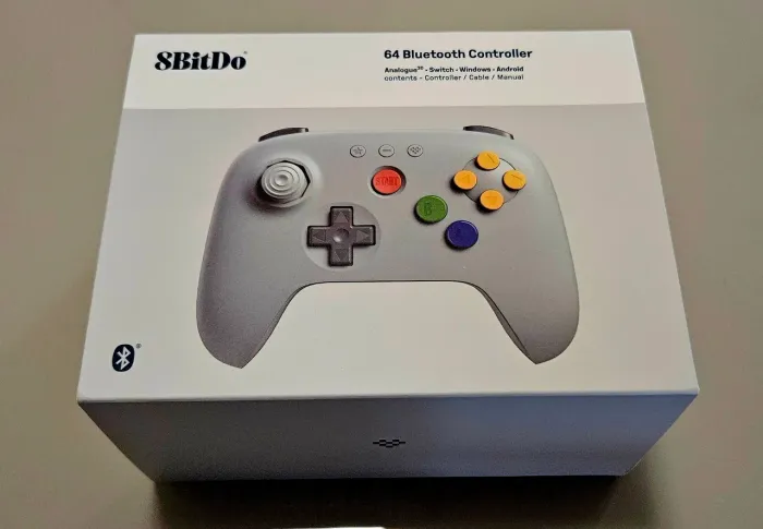 8BitDo 64 Bluetooth Controller - novo e lacrado
