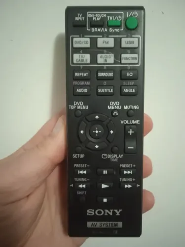 Controle original AV System Sony RM ADU101 funcionando<br>