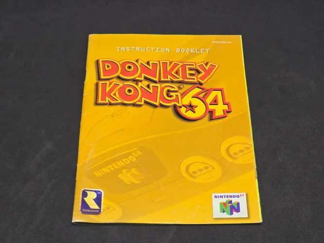 Manual Donkey Kong 64 AMERICANO 100% ORIGINAL