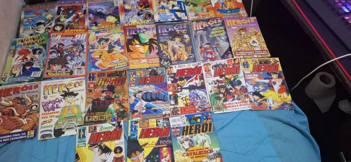 REVISTAS ANIME, HERÓI, HEROIS DO FUTURO, ANIMAX E ANIME DO, ORIGINAIS MUITO CONCERVADAS!!!