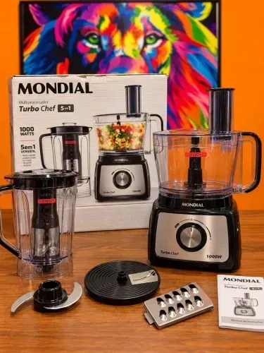 Multiprocessador Mondial Turbo Chef 5 em 1