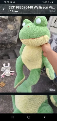 SAPO LINDO PERFEITO DECORAÇÃO CRIANÇA VERDE 