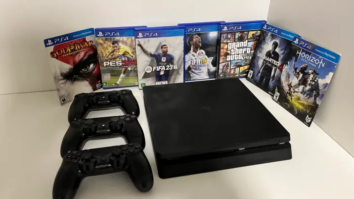 ps4 slim 500gb 7 jogos