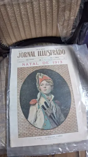 rara da revista Jornal Illustrado de dezembro de 1913, dedicada ao Natal.