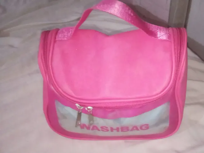 Bolsa Nécessaire Rosa Feminina