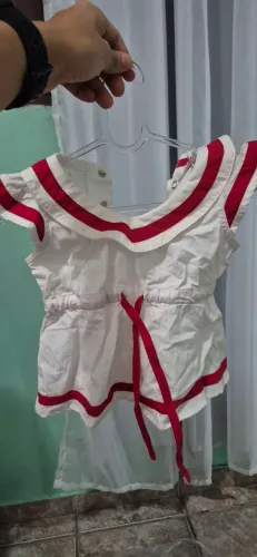 Vestido para bebê- 1 a 3 meses P