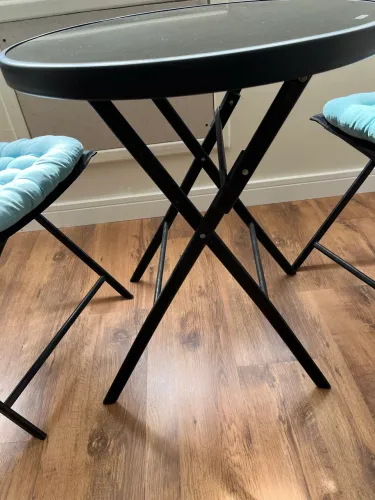 Conjunto de mesa de varanda