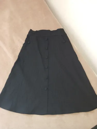 Saia Social Com Botões Moda Evangélica GG