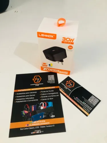 Fonte Carregador Turbo LEHMOX de 30W