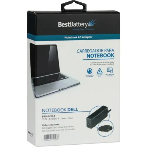 CARREGADOR NOTEBOOK DELL 19.5V