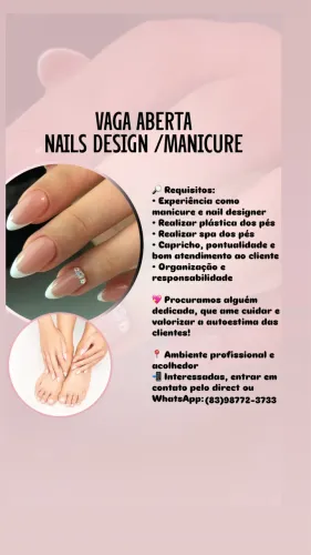 Vaga Nails designer/manicure magabeira