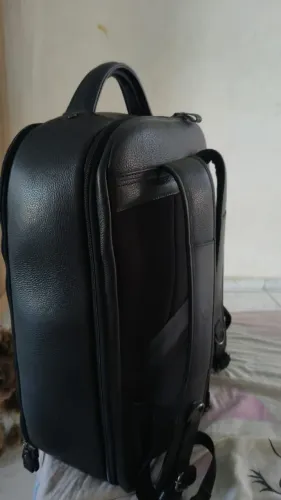 Mochila de couro legítimo Bennemann