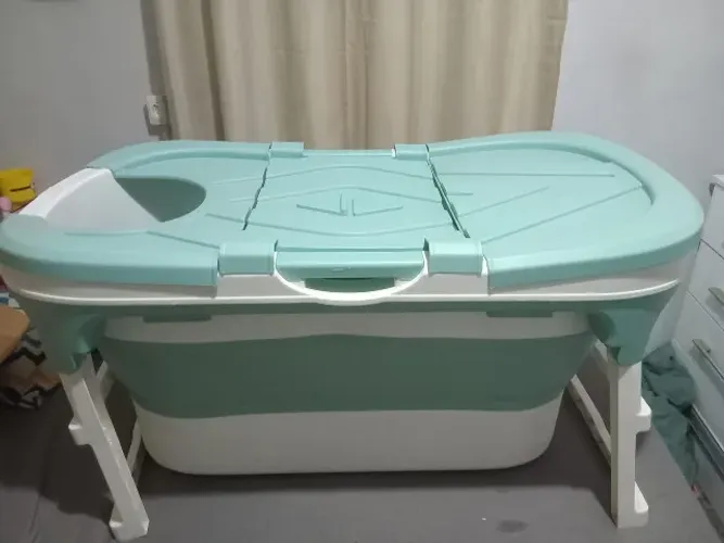 Banheira Ofurô Dobrável Grande 250 L - Verde