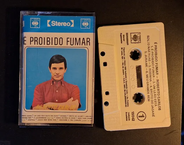 Roberto Carlos - É proibido fumar - FITA K7 Original de Época
