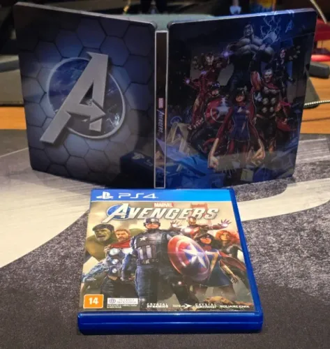 Jogo Marvel Avengers Edição Especial Steelbook PS4/PS5